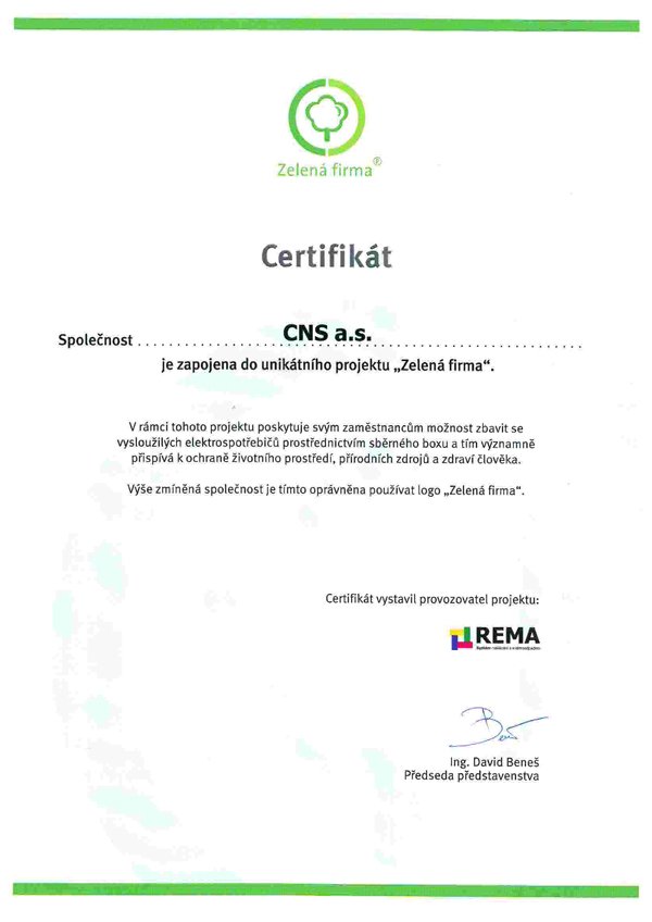 certificate-zelenaFirma